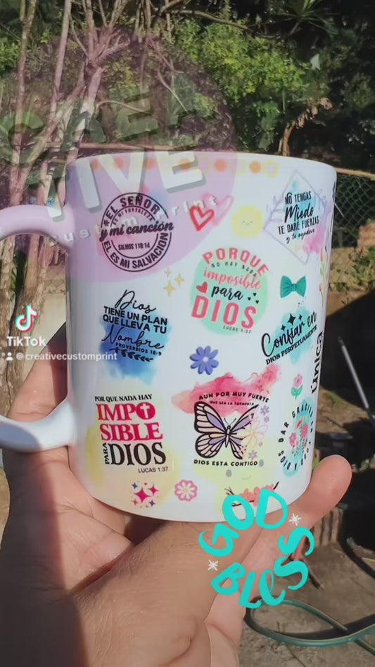 Taza Dios dice que eres...