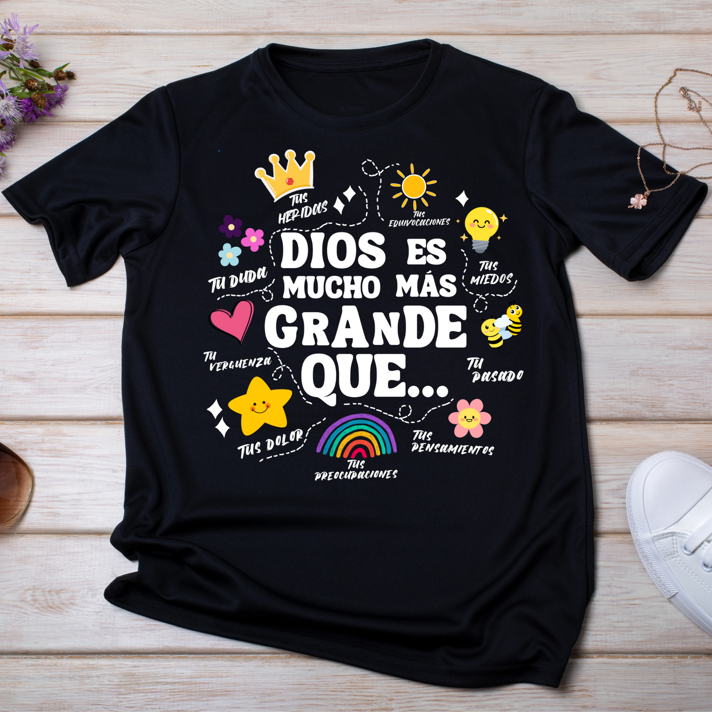 Tshirt Dios es mucho más Grande