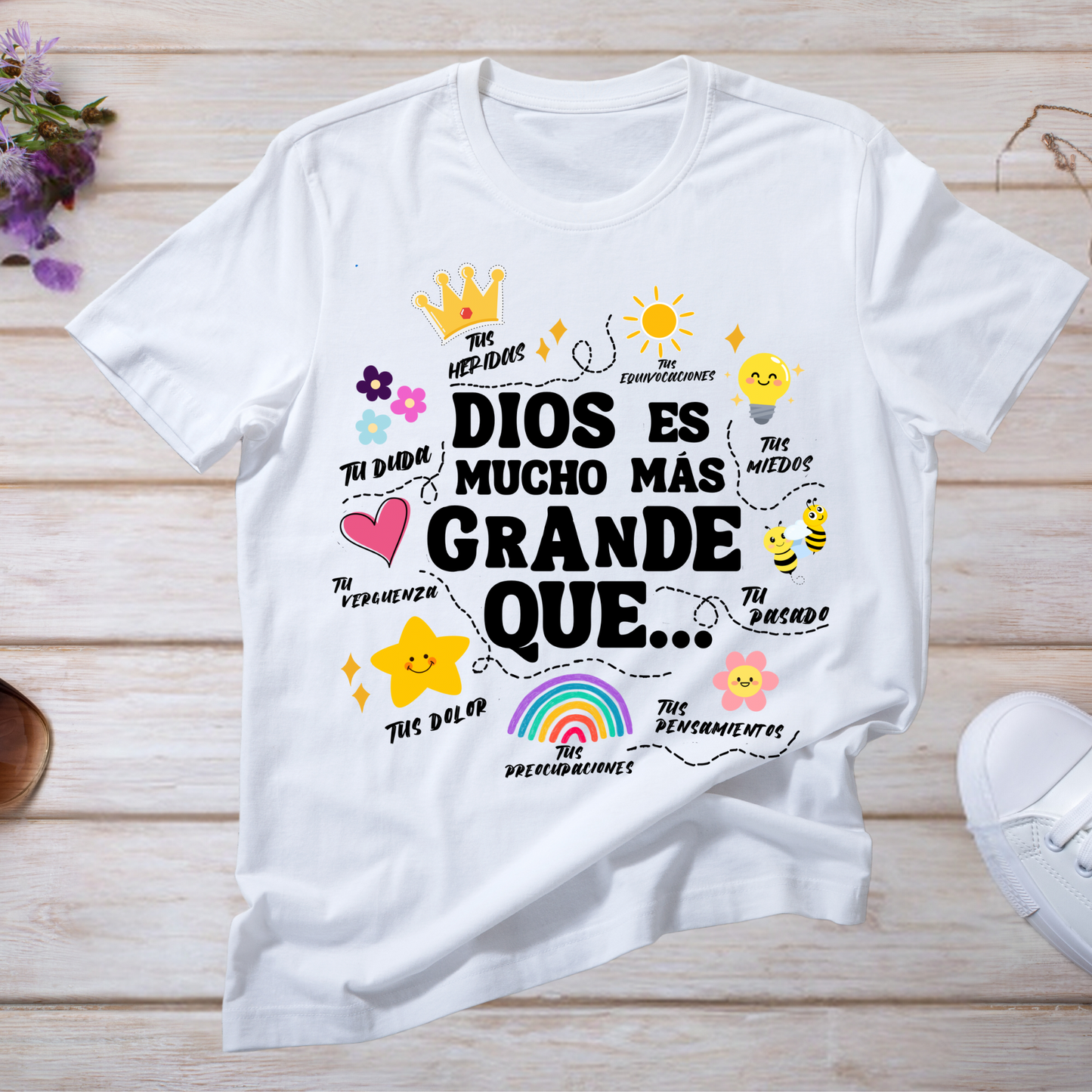 Tshirt Dios es mucho más Grande