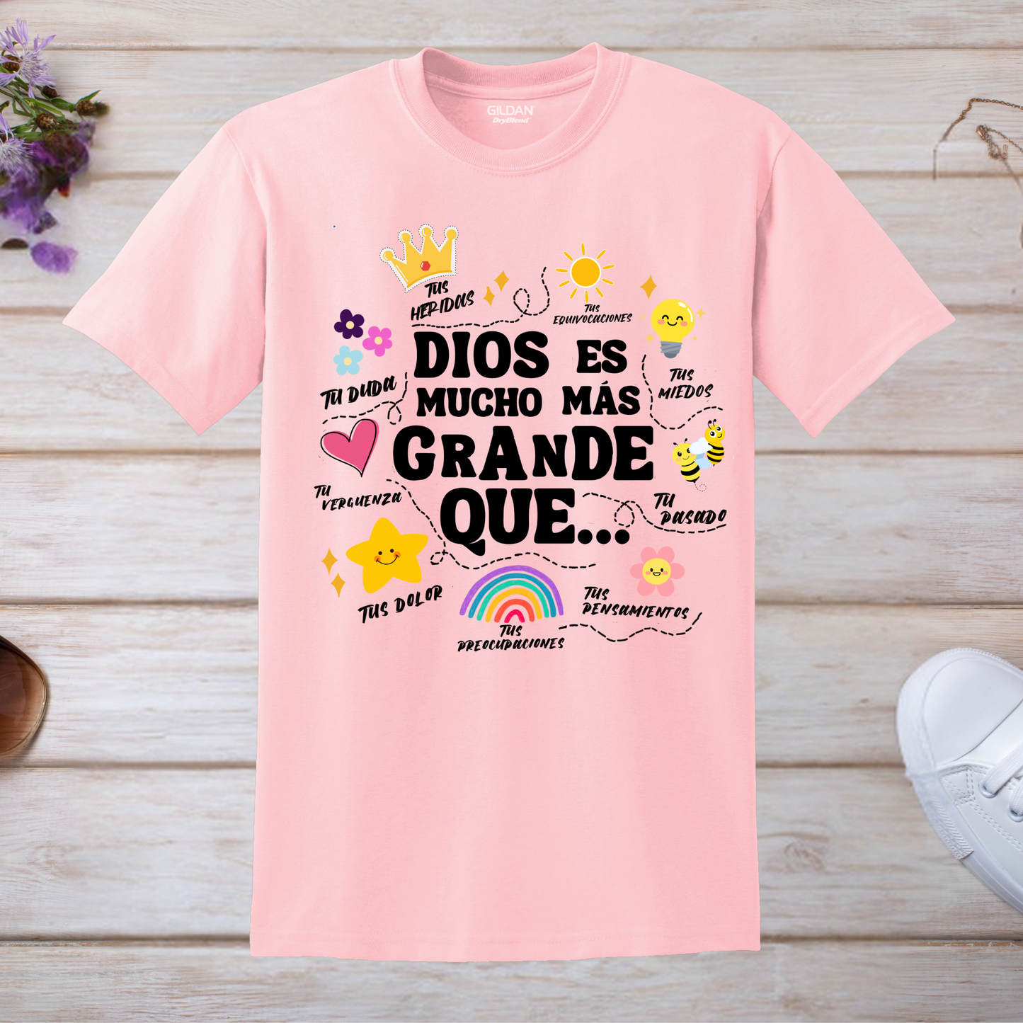 Tshirt Dios es mucho más Grande